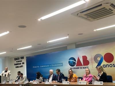 Foto da Notícia: Presidente da Comissão de Propriedade Intelectual da OAB-MT faz palestra de abertura sobre moda em evento da OAB-RN